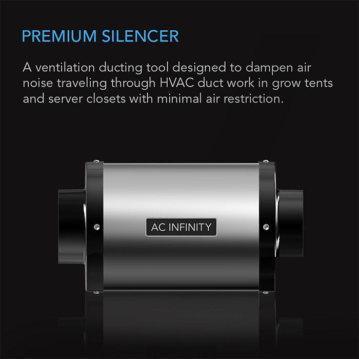 AC Infinity Inline Duct Silencer