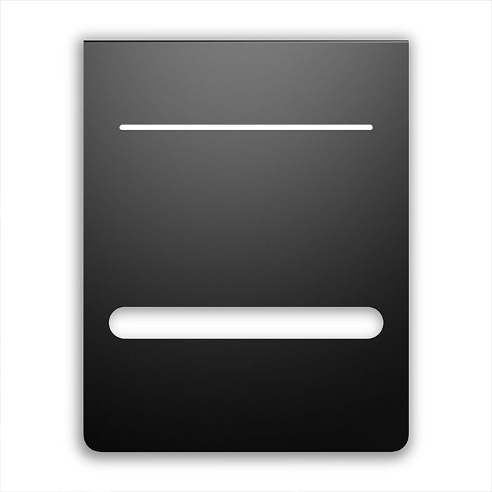 AC Infinity Black Powder Coated Steel Grow Tent Mounting Plate, 6" x 7"