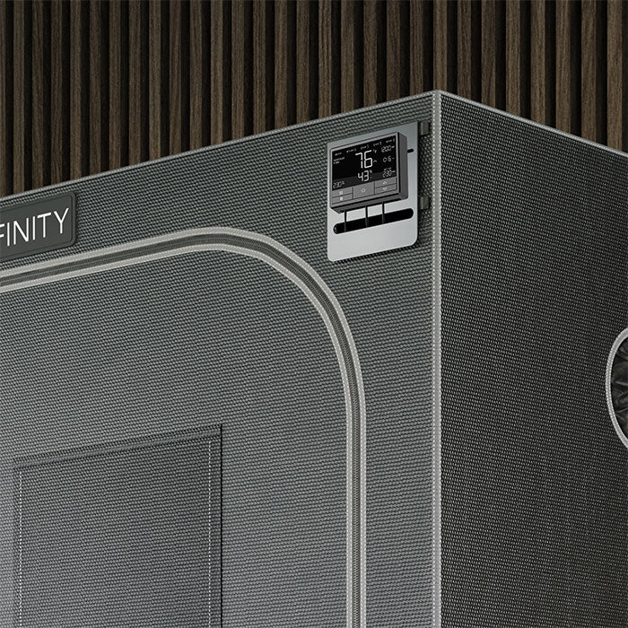 AC Infinity Black Powder Coated Steel Grow Tent Mounting Plate, 6" x 7"