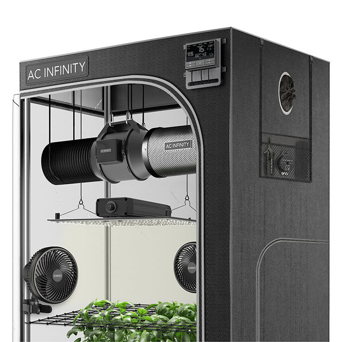 AC Infinity 4' x 4' Smart Automated LED Grow Tent Kit