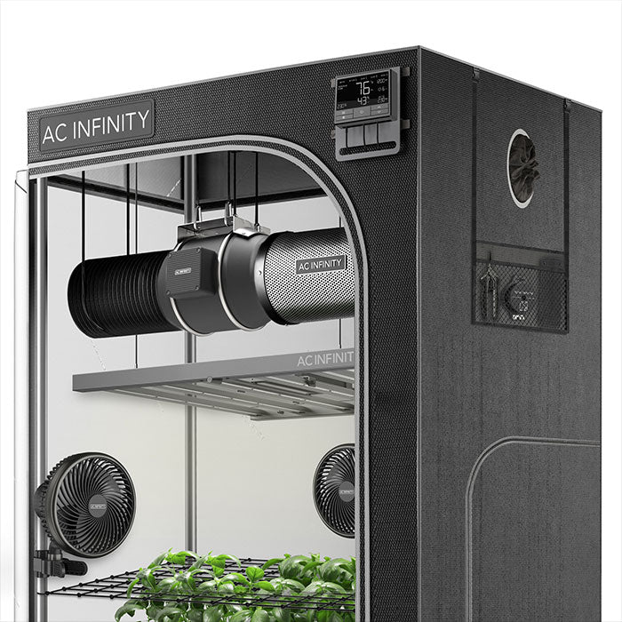 AC Infinity PRO 5' x 5' Smart Automated LED Grow Tent Kit