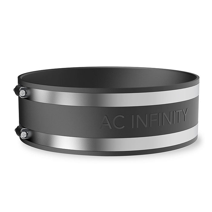 AC Infinity Noise Reduction Duct Coupler with Stainless Steel Clamps