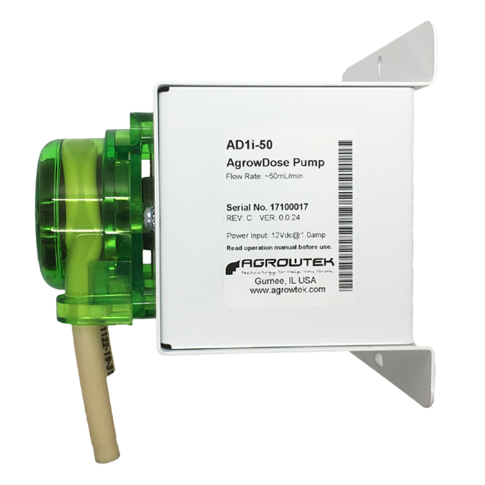 Agrowtek GrowControl MDX AgrowDose Mini Dosing Controller System With Mounting Panel, Dual Peristaltic Pumps & Temperature, pH, EC, ORP Sensors