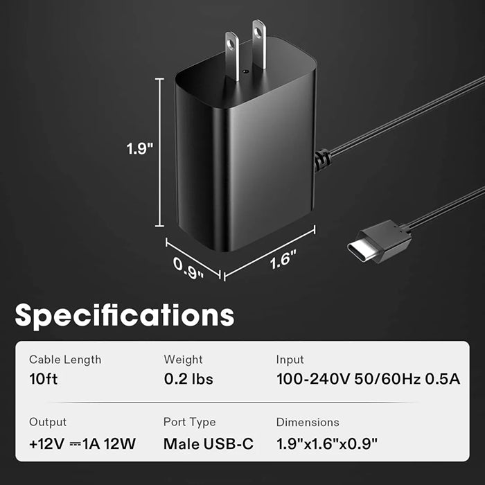 Vivosun Power Cord for GrowHub E42A Controller, 120 Volt