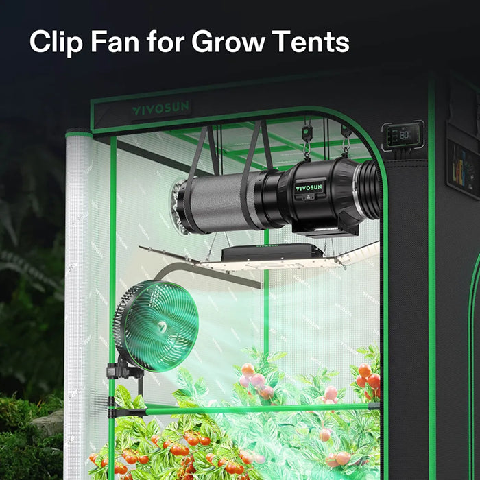 Vivosun AeroWave E9 Oscillating Grow Tent Clip Fan