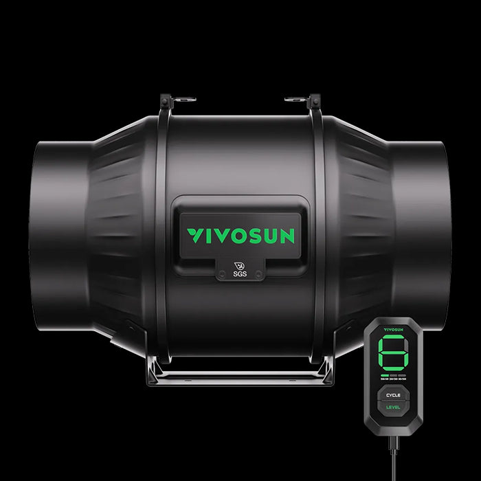 Vivosun AeroZesh T Series Inline Fan with E12 Speed Controller