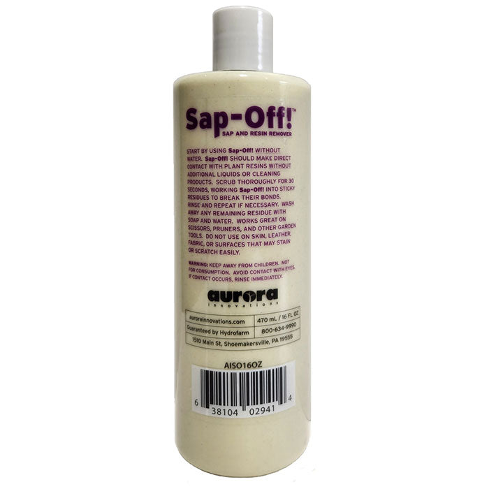 Aurora Innovations Sap Off! Soap (SOS), 16 oz