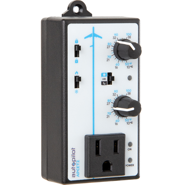 Auto Pilot Advanced Day & Night Cooling or Heating Thermostat