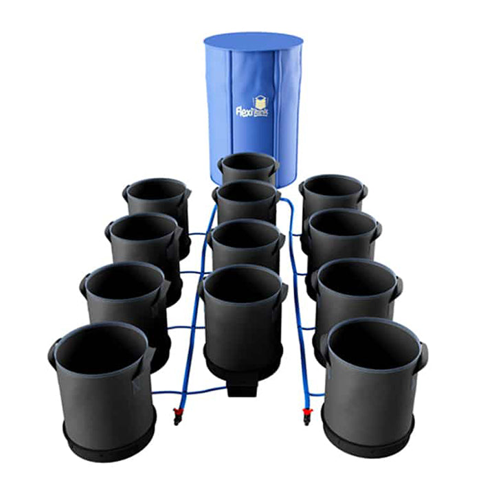 AutoPot 12 Pot XXL Watering System with 13 Gallon Fabric Pots, 60 Gallon FlexiTank