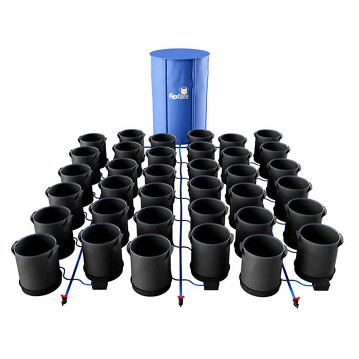 AutoPot 36 Pot XXL Watering System with 13 Gallon Fabric Pots, 105 Gallon FlexiTank