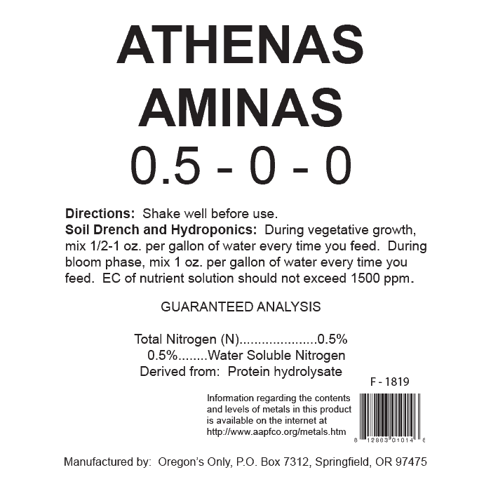 Nectar for the Gods Athena's Aminas