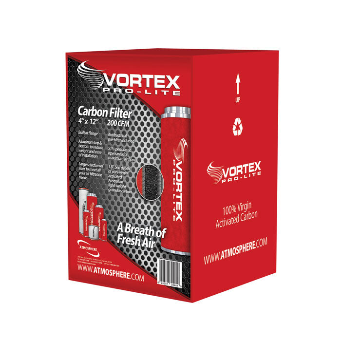 Atmosphere Pro-Lite Carbon Filter, 4" x 12"