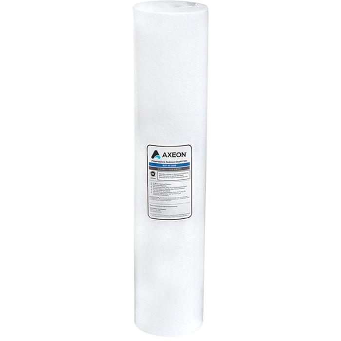 AXEON R1 Series Replacement 5-Micron Sediment Filter, 4.5 Inch x 20 Inch