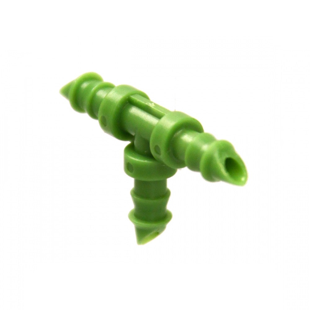 FloraFlex Barbed T Fitting, 1/4 Inch - Pack of 100