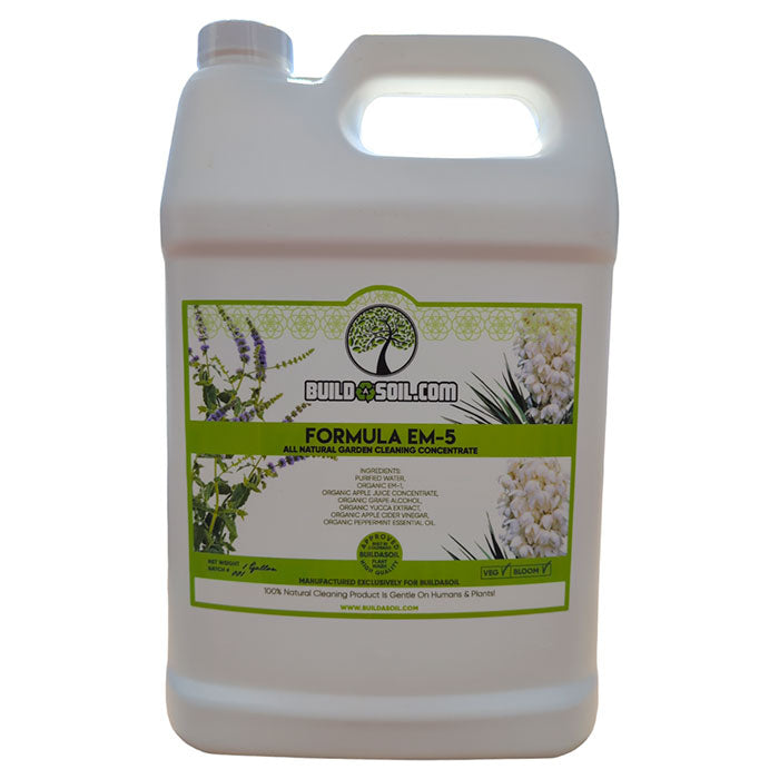 BuildASoil EM-5 All Natural Garden Cleaning Concentrate