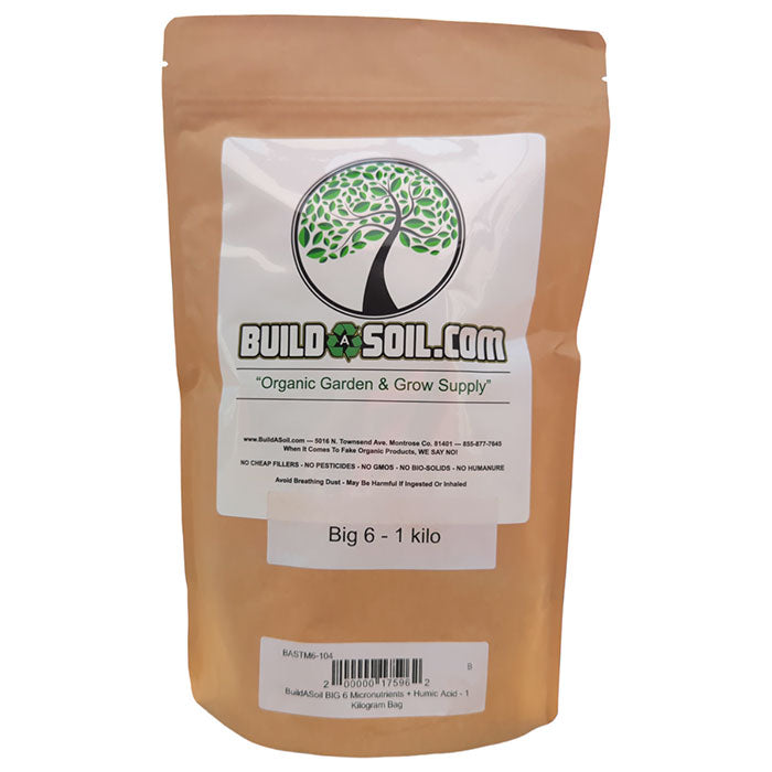 BuildASoil BIG 6 Micronutrients + Humic Acid, 2.2 lb.