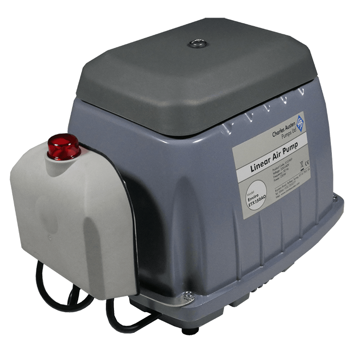 Blue Diamond Enviro ETA-400 Linear Diaphragm Air Pump With Alarm, 400 LPM