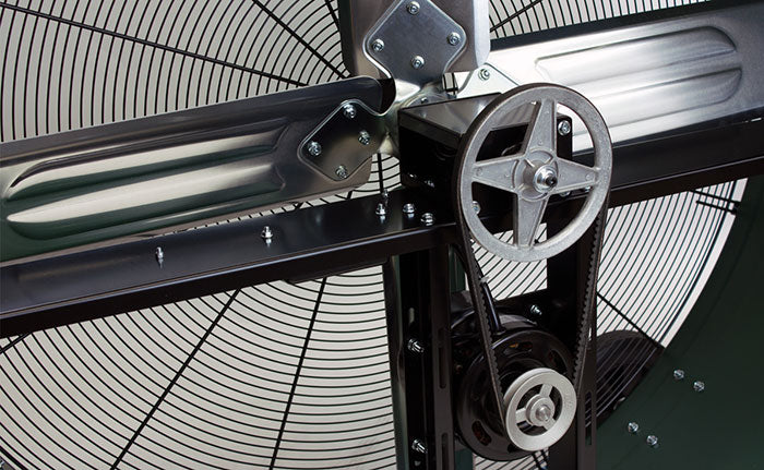 King Electric Industrial Belt Drive Drum Fan