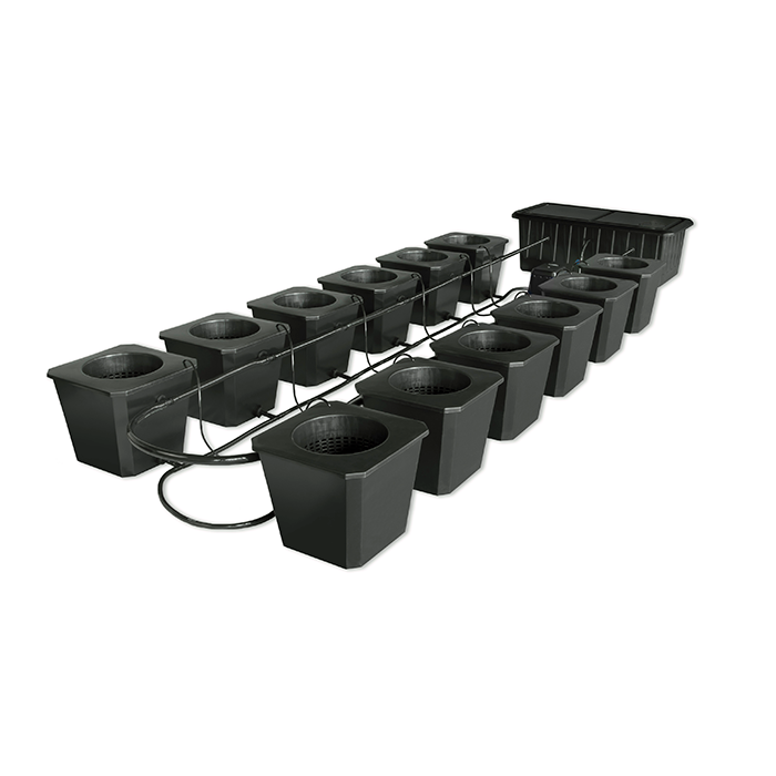 SuperCloset Bubble Flow Buckets - 12 Site System