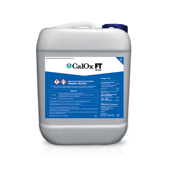 Biosafe CalOX FT 8-0-0 Plus Mobilized Calcium, 2.5 Gallon