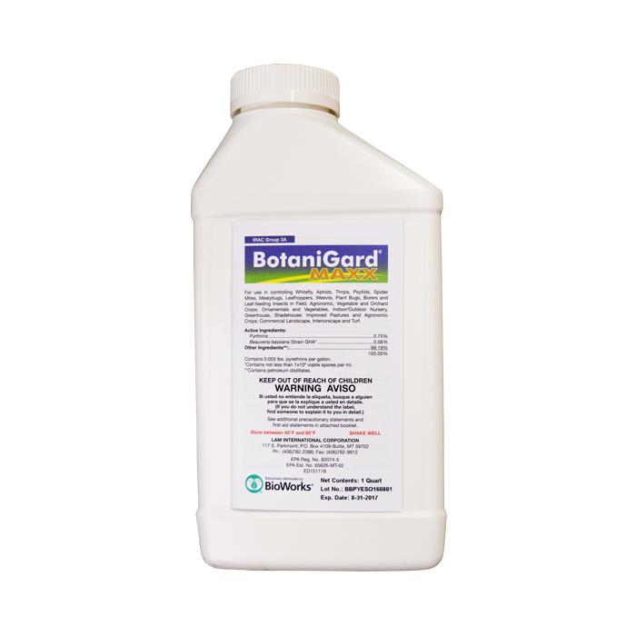 BioWorks BotaniGard Maxx Biological Insecticide, 1 Gallon