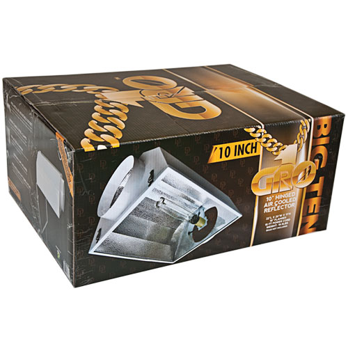 Grow1 Big Ten 10" Hinged Air-Cooled Grow Light Reflector