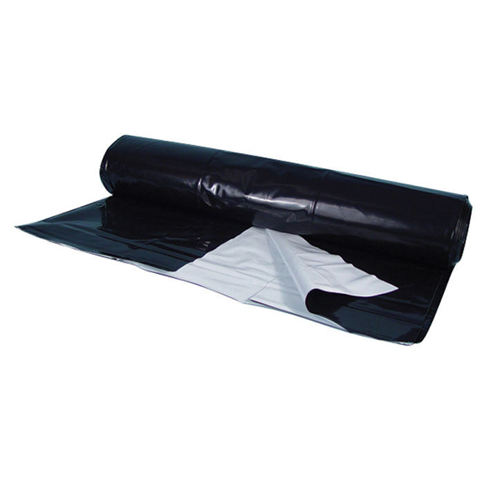 Berry Plastics Black/White Poly Sheeting Commercial Size - 5 mil