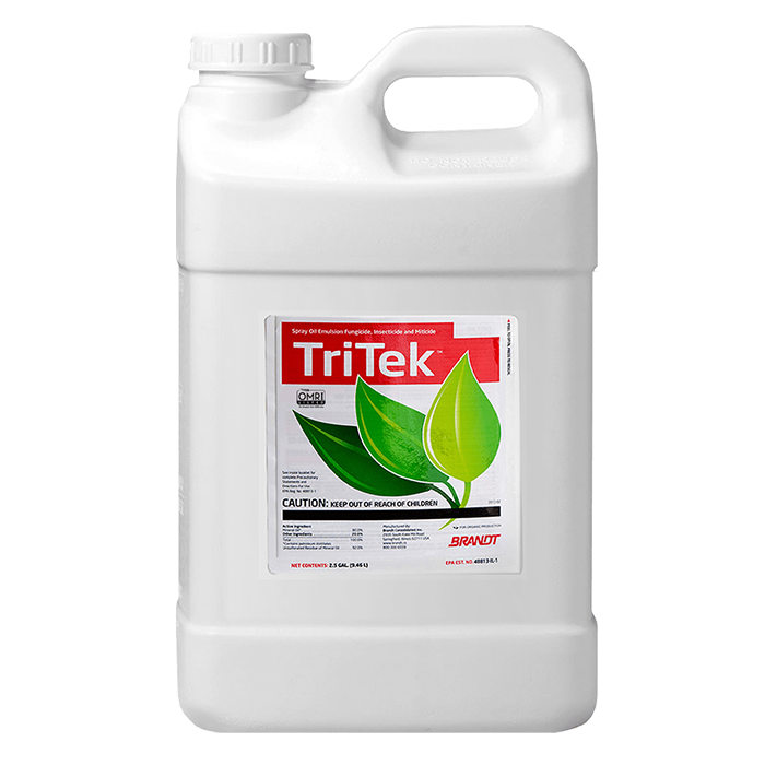 Brandt TriTek Organic Fungicide, Insecticide & Miticide, 2.5 Gallons