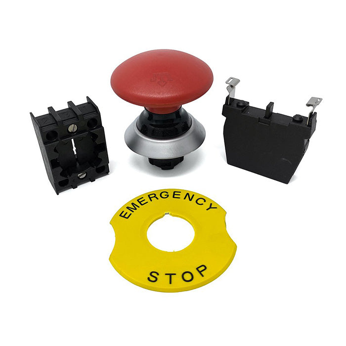 Munch Machine Emergency Stop Assembly for Double Bucker