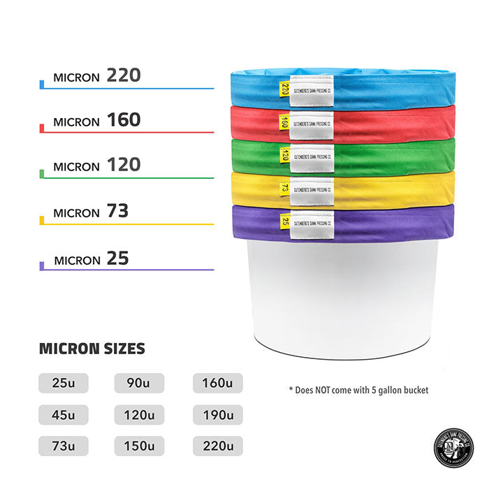 Gutenbergs Dank Pressing Co. Full Mesh Bubble Bags