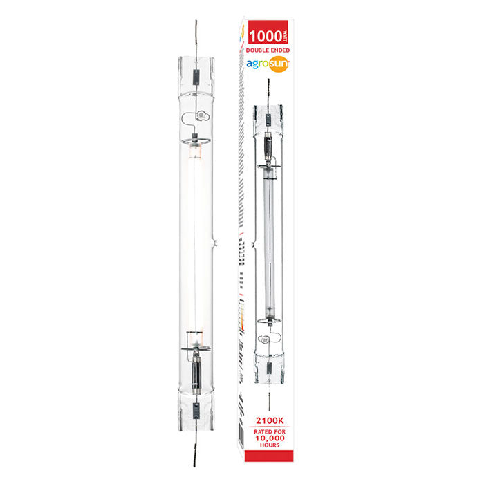 Agrosun 1,000 Watt Double-Ended HPS Bulb, 2,100 K