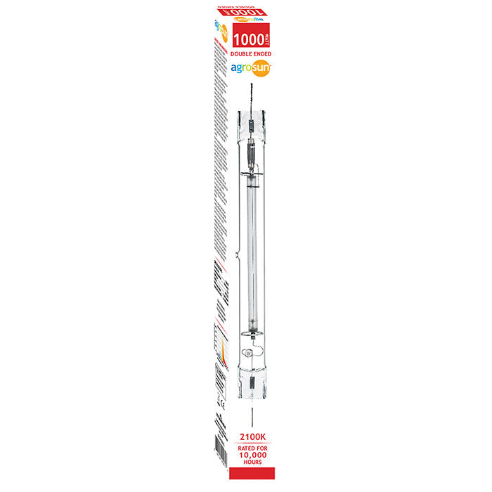Agrosun 1,000 Watt Double-Ended HPS Bulb, 2,100 K