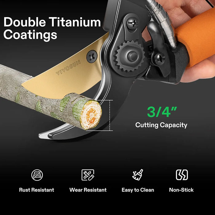 Vivosun 8.5" Bypass Pruning Shear