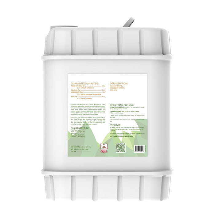 FloraFlex Nutrients Cal + Mag + Iron Deficiency Corrector, 5 Gallon