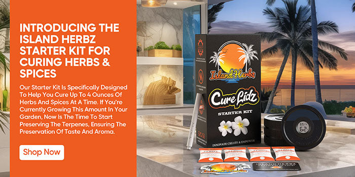 Island Herbz Canna Cure Starter Kit, 4 Lids