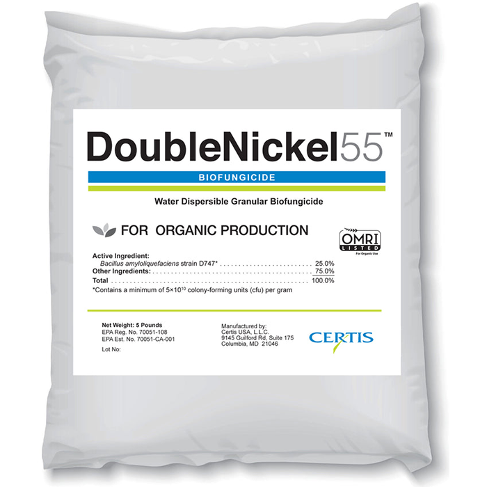 Certis Biologicals Double Nickel 55 Bio Organic Fungicide, 5 Pounds