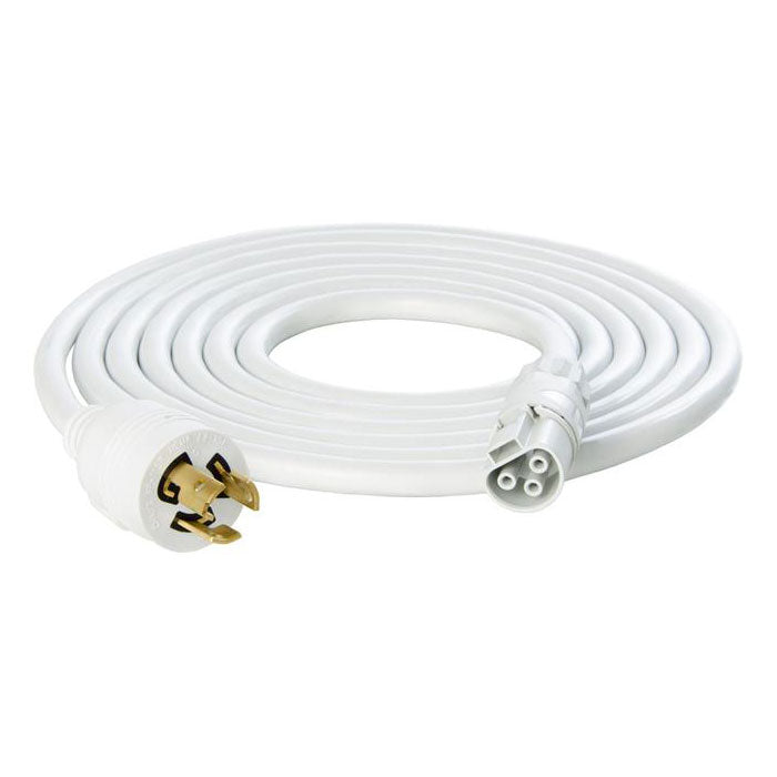 PHOTOBIO X White AC Power Cable Harness - 18AWG Locking 277V, L7-15P, 10 ft.