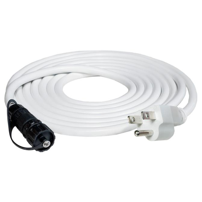 PHOTOBIO VP White Cable Harness - 18AWG, 120 Volt, 5-15P, 10 ft.