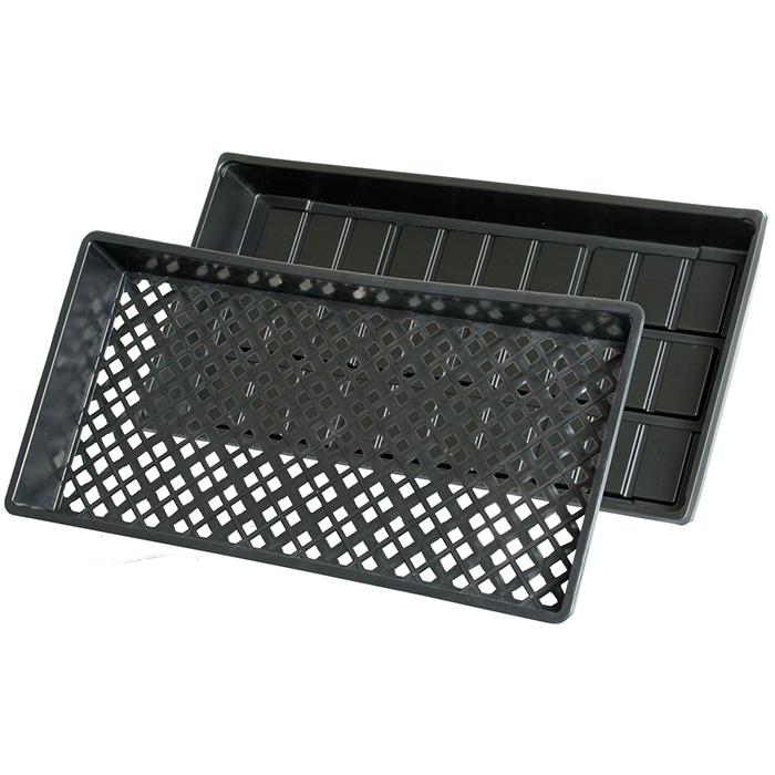 Hydrofarm Cut Kit Tray 10" x 20" With Mesh Tray, Pack of 50