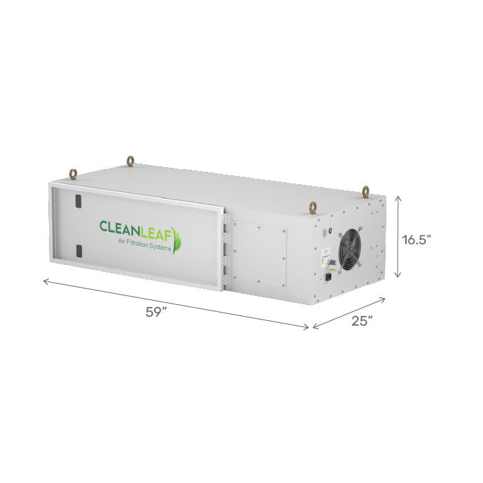 CleanLeaf Odor Series: Odor Mitigation & Air Filtration System, 1000 CFM