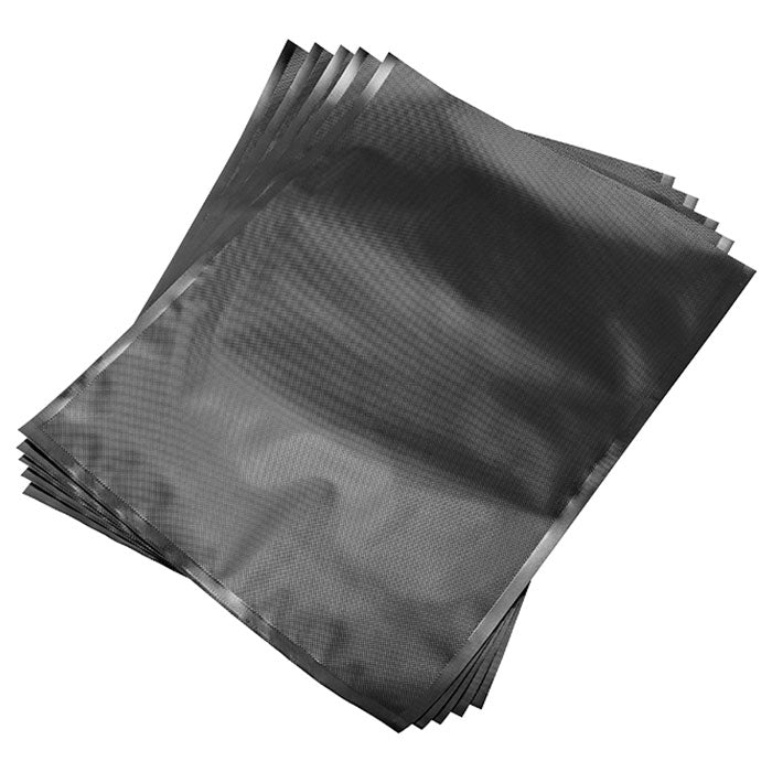 ArmorVac Pre-Cut Vacuum Seal Storage Bags, 5 mil 15 Inch x 20 Inch, Black & Clear - Pack of 50