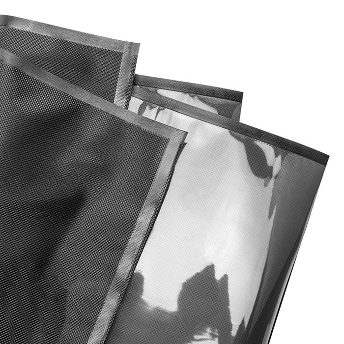 ArmorVac Pre-Cut Vacuum Seal Storage Bags, 5 mil 11 Inch x 24 Inch, Black & Clear - Pack of 100