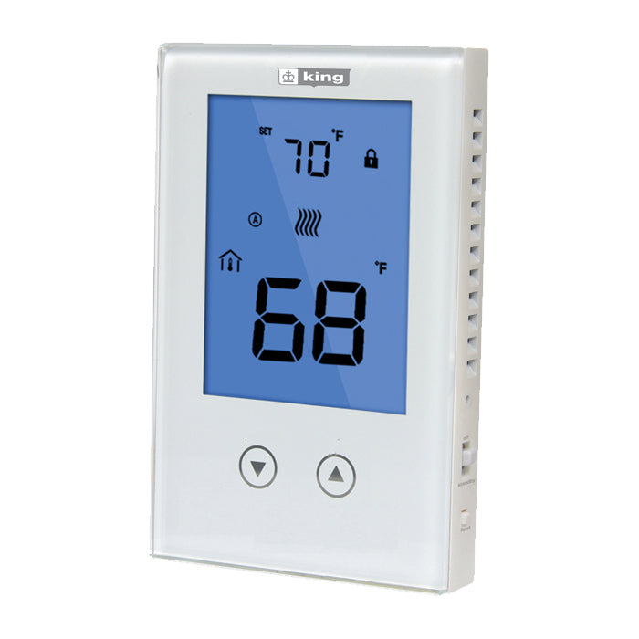 King Electric ClearTouch Non-Programmable Thermostat Dp, 120/208/240 Volt