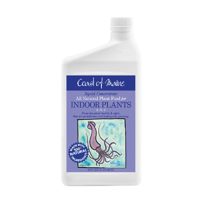Coast of Maine Squid All Natural Liquid Plant Food 2-3-0, 1 Quart (32 oz)