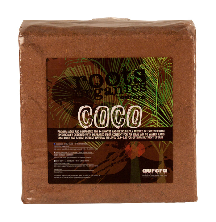 Roots Organics Compressed Coco Fiber 12"x12"