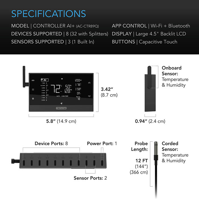 AC Infinity Controller AI+ Environmental Controller