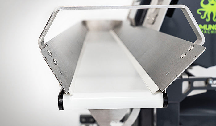 Munch Machine Integrated Conveyor for Double Bucker - Right Feed (Conveyor Only)