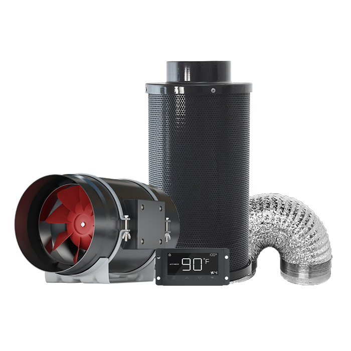 Covert 8" x 24" Smart Ventilation and Odor Control Kit