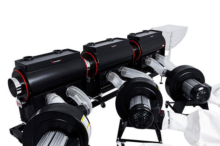 Centurion Pro Original/Silver Bullet Triple Rail System for 3 Trimmers