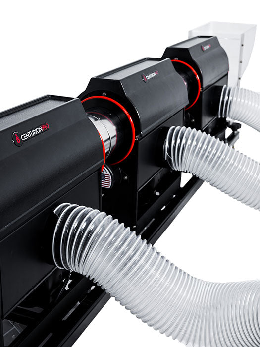 Centurion Pro Tabletop Triple Rail System for 3 Trimmers